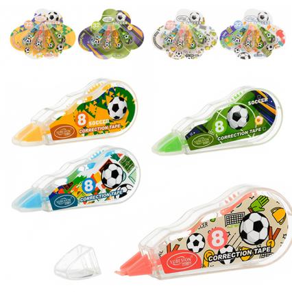 Набор корректоров 4 шт. Basir "Футбол" 2,5 м