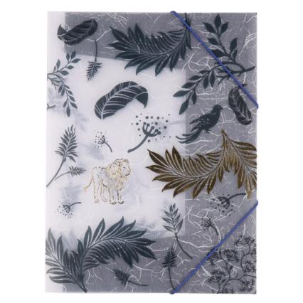 Папка на резинках А4 Fiorenzo "Прекрасный лес" тисн. фольгой 