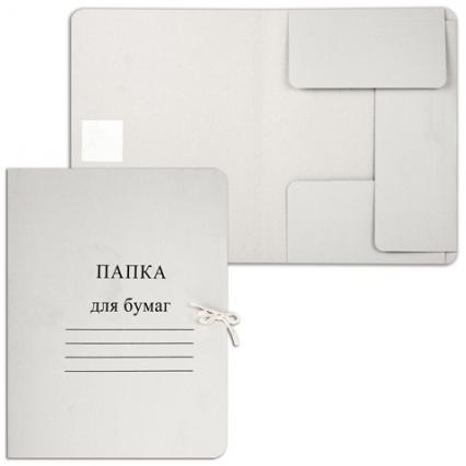 Папка для бумаг с завязками картон. 280 г/м2