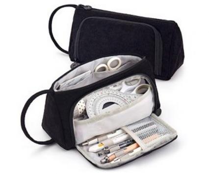 Пенал-косметичка Intelligent черн.