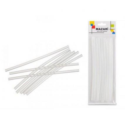 Набор стержней для клеевого пистолета d=11 мм 08 шт. Mazari 19 см прозр.