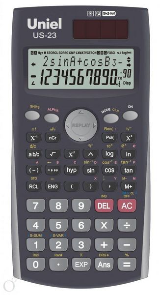 Калькулятор инженерн. UNIEL US-23, 10 разр.
