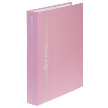 Папка А5 на 2 кольц. Х Ньютон "Пастель. Розовый кварц" софт-тач