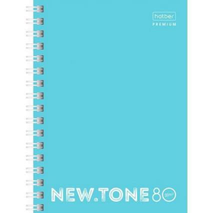 Записная кн. А6 80 л. греб. Х Ньютон "Пастель. Незабудка"