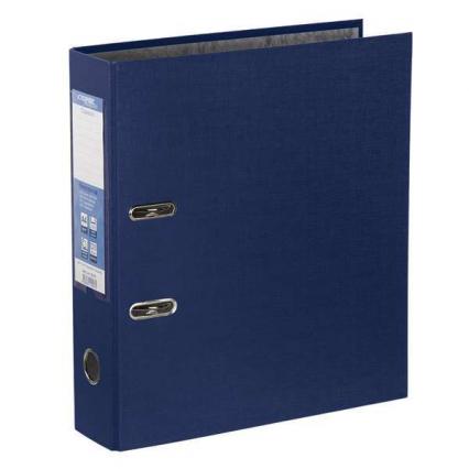Регистратор А4 50 мм Expert Complete "Классика" бумвинил, с торц. карманом, синий