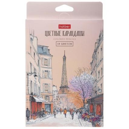 Карандаши 18 цв. Х "Яркий цвет" мягкие, трехгр.