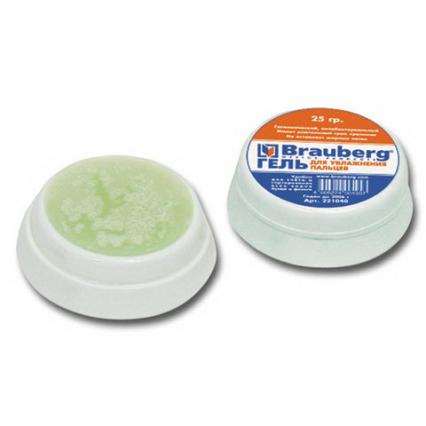 Гель для увлажнения пальцев Brauberg 25 г