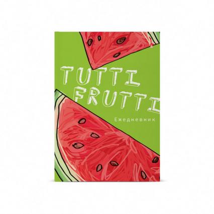 Ежедневник недат. А6 128 л. А "Свежий фрукт. Арбуз"