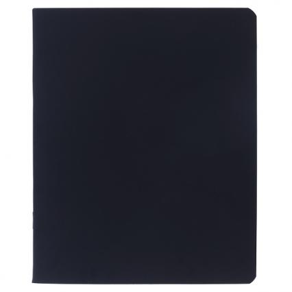 Тетрадь 96 л. кл. Х Соло матовое "Черный бархат" софт-тач
