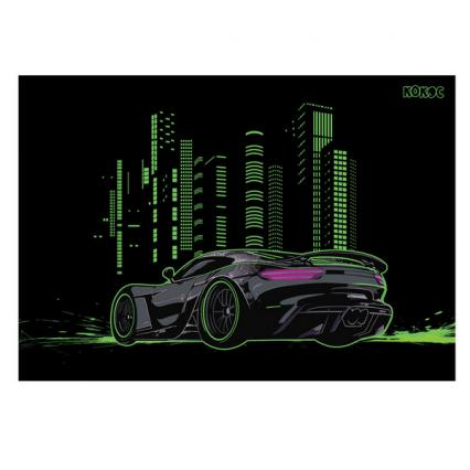 Клеенка для труда ПВХ 350*500 мм Кокос "Городское авто"