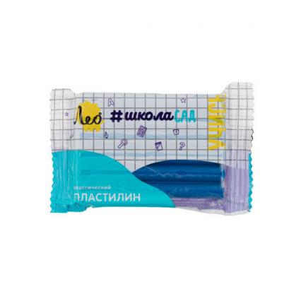 Пластилин Лео "ШколаСад" 50 г, синий