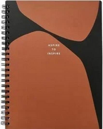 Тетрадь 80 л. кл. греб. Be Smart "Вдохновение. Коричневый"