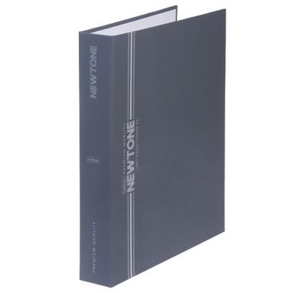 Тетрадь А5 80 л. кл. на кольцах Х Ньютон Пастель "Серый агат"