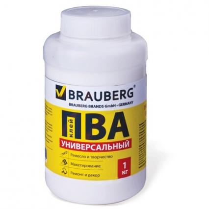 Клей ПВА 1000 г Brauberg универсальный