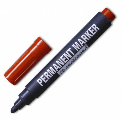 Маркер перманент Centropen 2,5 мм красн., кругл.