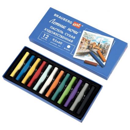 Пастель сухая 12 цв. Brauberg "Летние ночи"