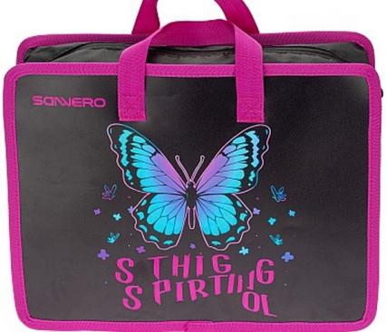Папка с ручками А4 Sanvero "Бабочка" 