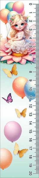 Закладка для книг "Феечки" с линейкой
