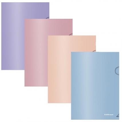 Папка-уголок А5+ ЕК "Песок" 180 мкм