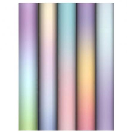 Бумага упаков. 70*100 см Meshu "Легкий градиент" 80 г/м2