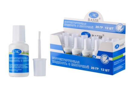 Штрих-корр. Basir 20 мл на спирт. основе