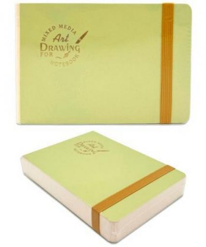 Скетч-бук А6 58 л. Art drawing 160 г/м2, на резинке, асс.