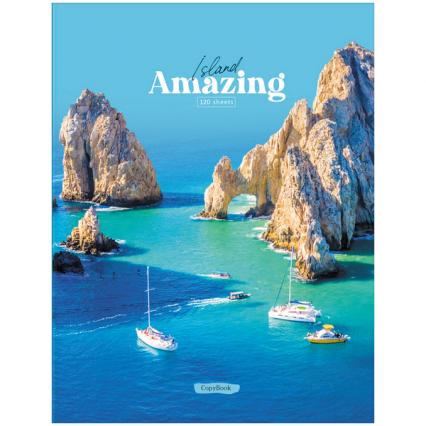 Тетрадь А5 120 л. кл. на кольцах БД "Остров мечты"