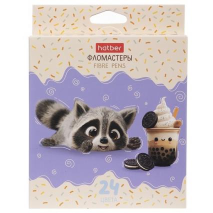 Фломастеры 24 цв. Х "Вот енот" вент. колп., к/к