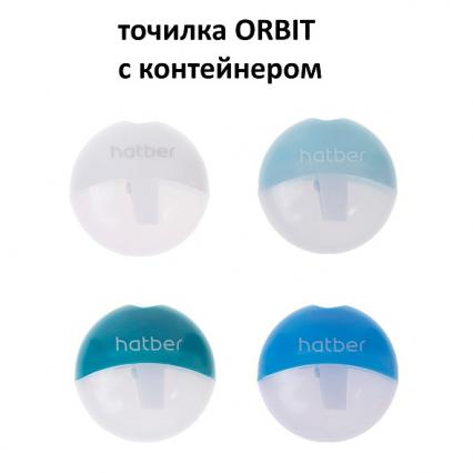 Точилка пласт. 1 отв. с контейнером Х "Сфера"