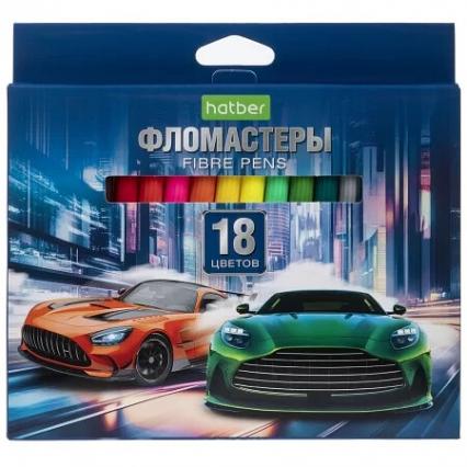 Фломастеры 18 цв. Х "Дрифт" вент. колп., к/к