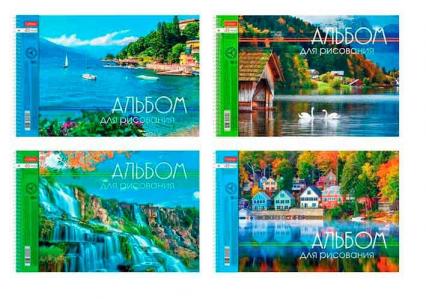 Альбом для рис. А4 48 л. спир. Х "Очарование природы"