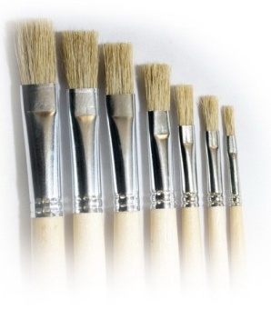 Кисть щетина плоская № 4