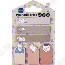 Набор закладок с клеев. кр. бум. 6*20 л. Centrum "Милый котик" 