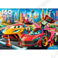 Пазл 160 эл. ПП "Две модные машинки"