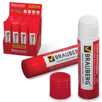 Клей-карандаш 40 г Brauberg