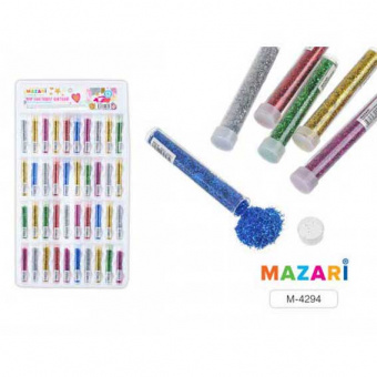 Блестки Mazari "Ассорти" туба