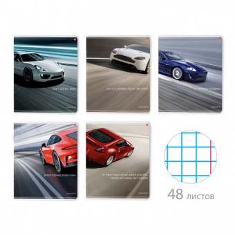 Тетрадь 48 л. кл. А "Машины-2" 