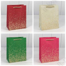 Пакет подар. НГ 32*45 см OMG "Золотые вкрапления" микс Пакет подар. НГ 32*45 см OMG "Золотые вкрапления" микс