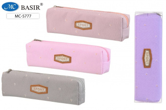 Пенал-косметичка Basir "Спорт" 19,5*6*4 см, асс.