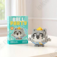 Конструктор пласт. Storiz "Ball Party. Raccoon" 206 дет.