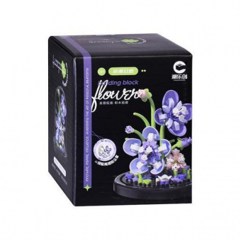 Конструктор пласт. "Цветок" 243 дет.