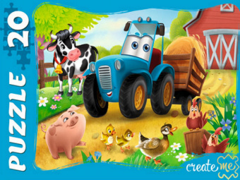 Пазл-макси 020 эл. ПП "Весёлый трактор"