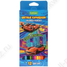 Карандаши 12 цв. Х "Cool racing" Карандаши 12 цв. Х "Cool racing"