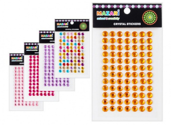 Наклейка СТРАЗЫ Mazari "Круг" асс.