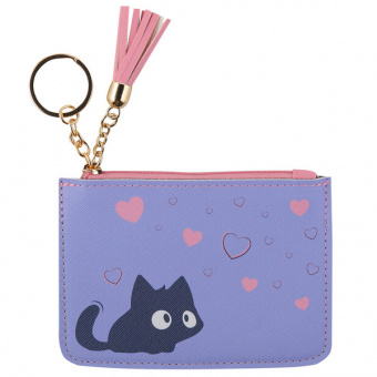 Картхолдер Кокос "Котомания" к/з, сирен.