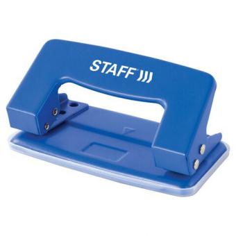 Дырокол на 10 л. Staff "Эконом" син.