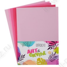 Набор фоамирана А4 05 л. 05 цв. Кокос "Оттенки розового" 1 мм