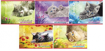 Альбом для рис. А4 20 л. Х "Котята"