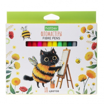 Фломастеры 18 цв. Х "ЖЖ-Мяу"