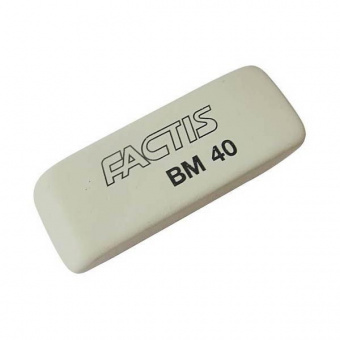 Ластик Factis прямоуг. скош., бел.
